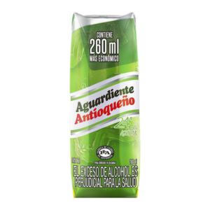 AGUARDIENTE ANT. VERDE CUARTO 250ml