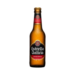 CERVEZA ESTRELLA GALICIA RUBIA BOTELLA 330ml