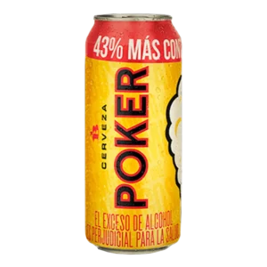 CERVEZA POKER LATON 473ml