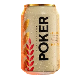 CERVEZA POKER PURA MALTA LATA 355ml