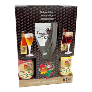 CERVEZA FOUR PACK BRUGSE ZOT 250ml + COPA (2 BLOND + 2 DUBBEL)