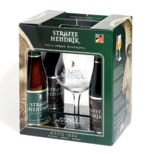 CERVEZA FOUR PACK STRAFFE HENDRIK 330ml (4 UND + COPA)